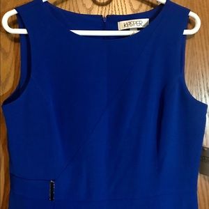 Women’s Dress Blue Sleeveless Sheath Size 10